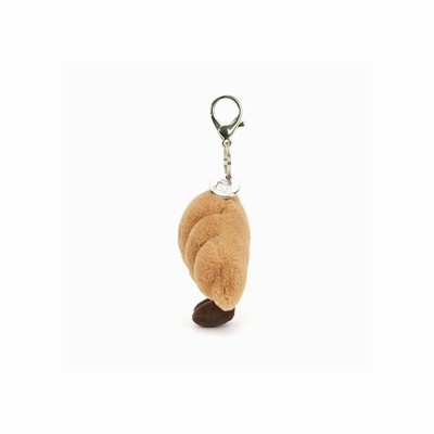 Jellycat Croissant Bag Charm New Zealand | XONGL0573